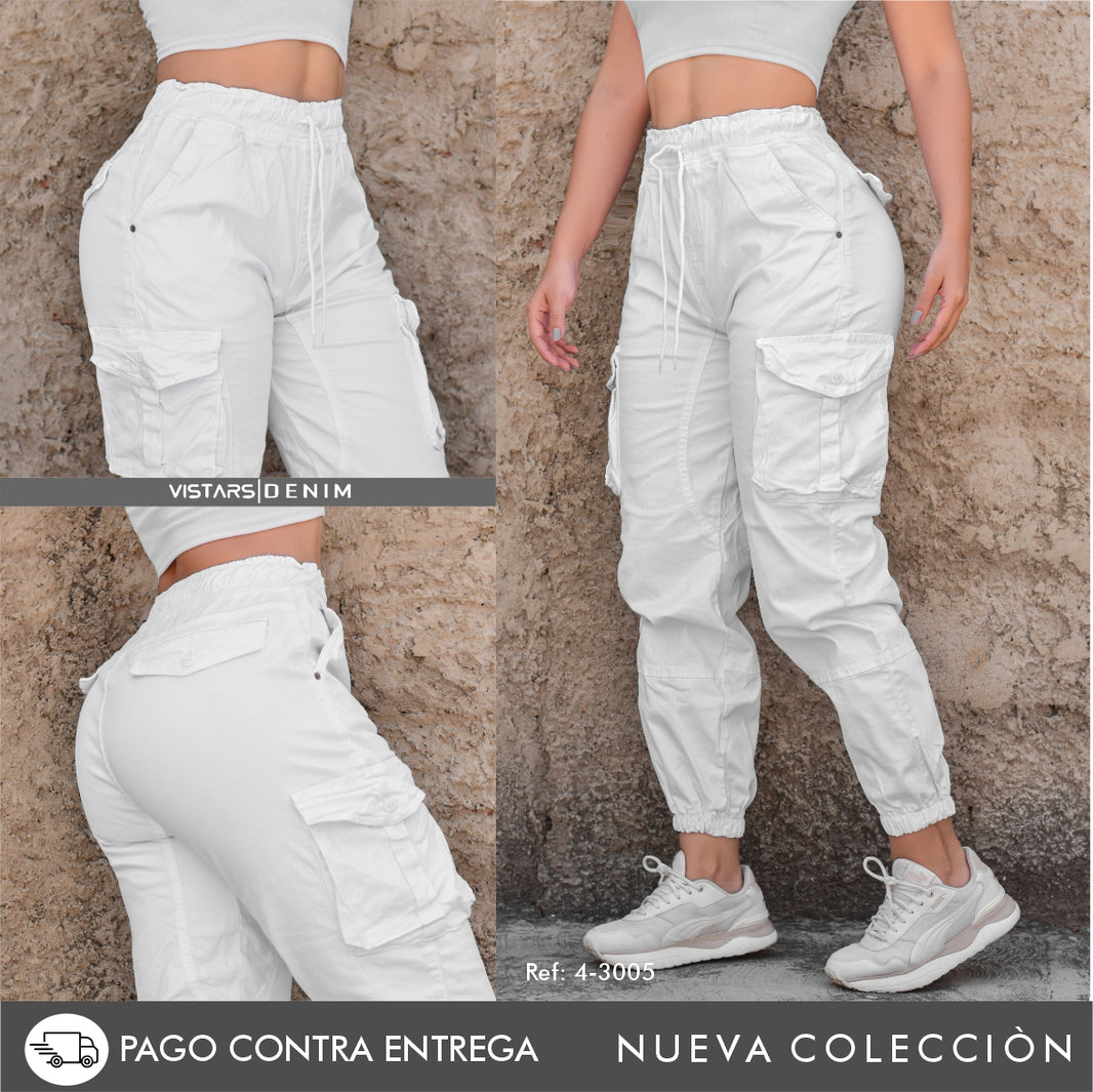 JEANS MUJER JOGGER  4-3005🔥DESCUENTO🔥 30%