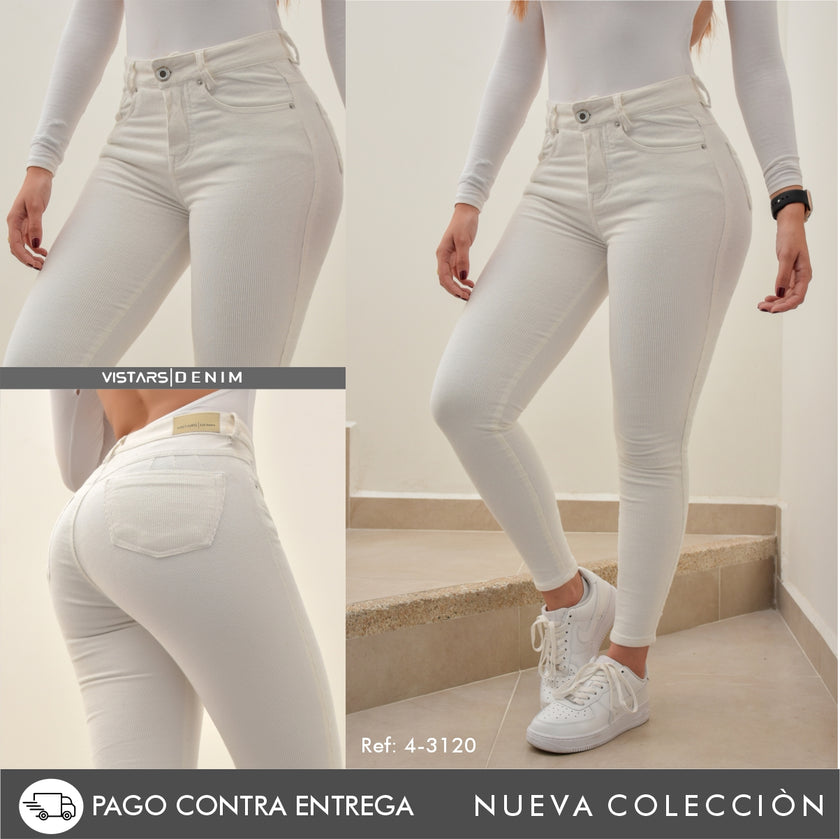 JEANS MUJER TELA GAMUSA REF 4-3120