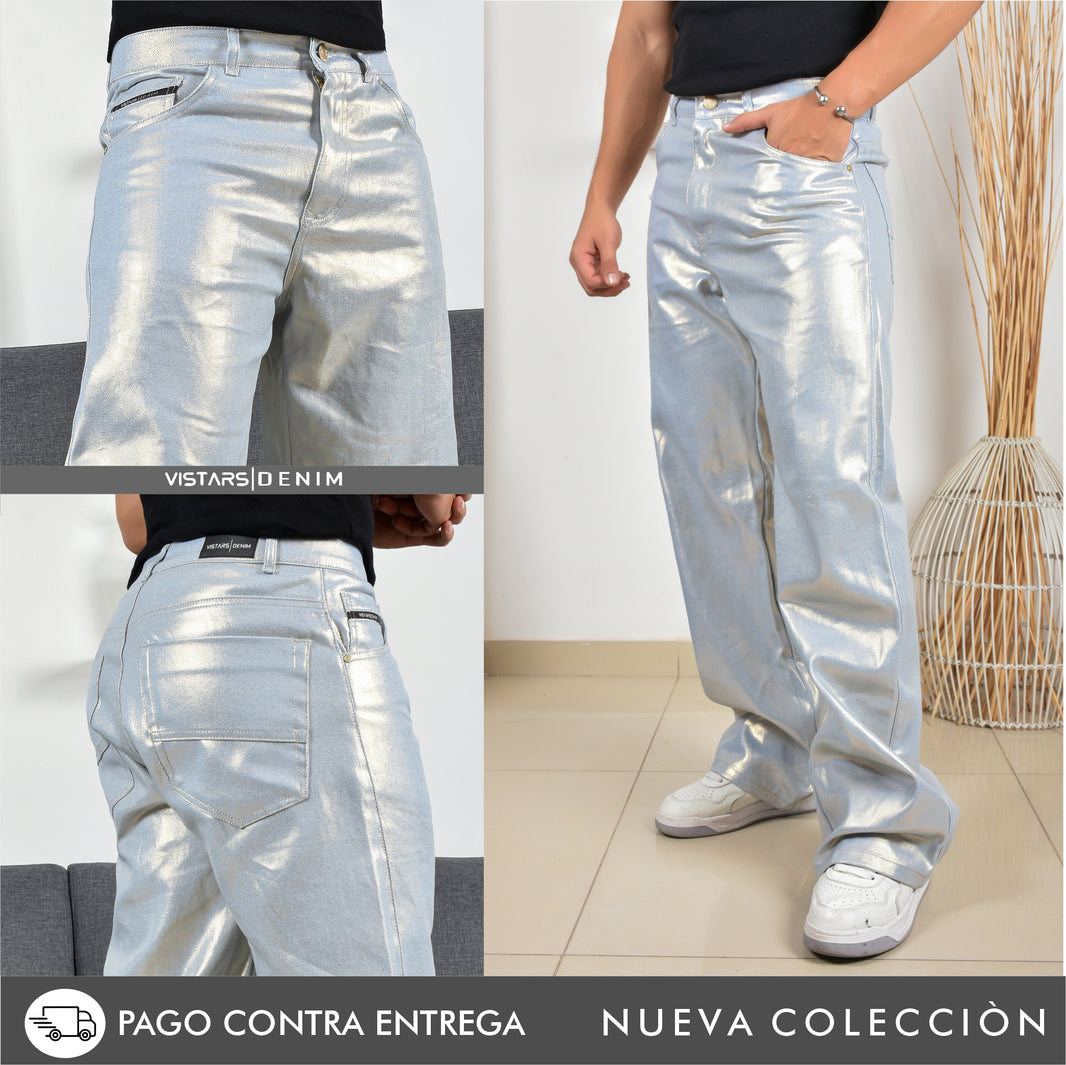 JEANS HOMBRE OVERSIZE TORNASOLADO REF 6-4410