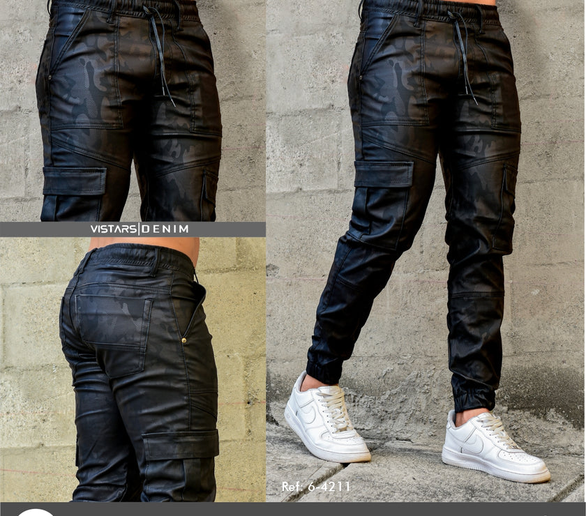 JEANS HOMBRE JOGGER CUERINA  6-4806