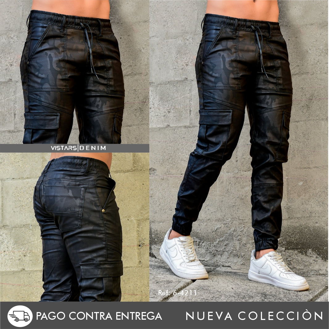 JEANS HOMBRE JOGGER CUERINA  6-4806