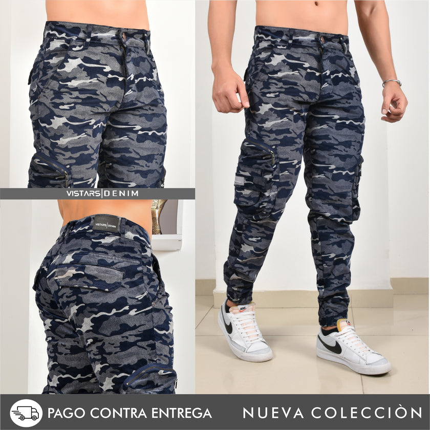 JEANS HOMBRE  MILITAR 6-4702